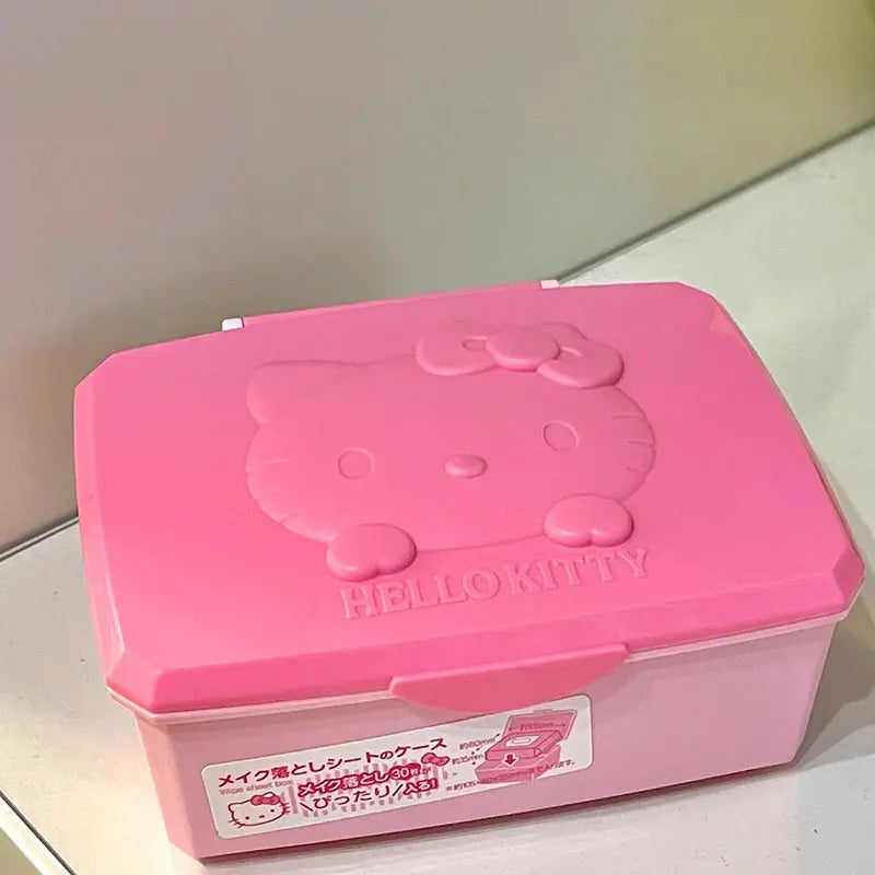 Portable Hello Kitty & My Melody Jewelry Storage Box - Image 5