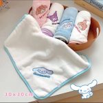 5pcs Sanrio My Melody & Cinnamoroll Children’s Face Washcloth Set