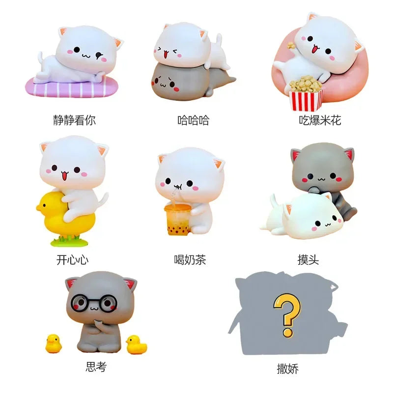 1Pc Random Send Mitao Cat 2 Season Lucky Cat Blind Box Toy - Image 5