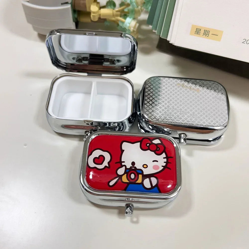 Sanrio Hello Kitty Kawaii Light-Proof Pill Box - Image 9