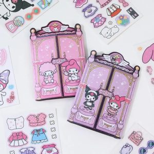 Kawaii Sanrio Hello Kitty Replacement Wardrobe Versatile Sticker