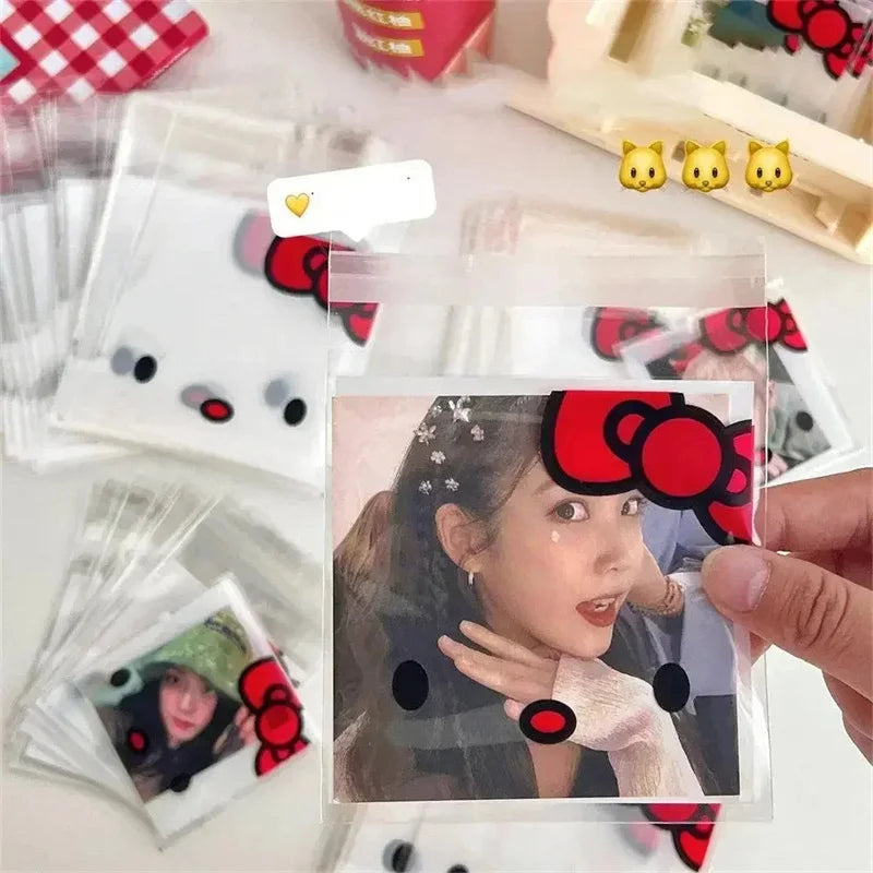 100Pcs Sanrioed Hello Kitty Printed Ziplock Bags - Image 5