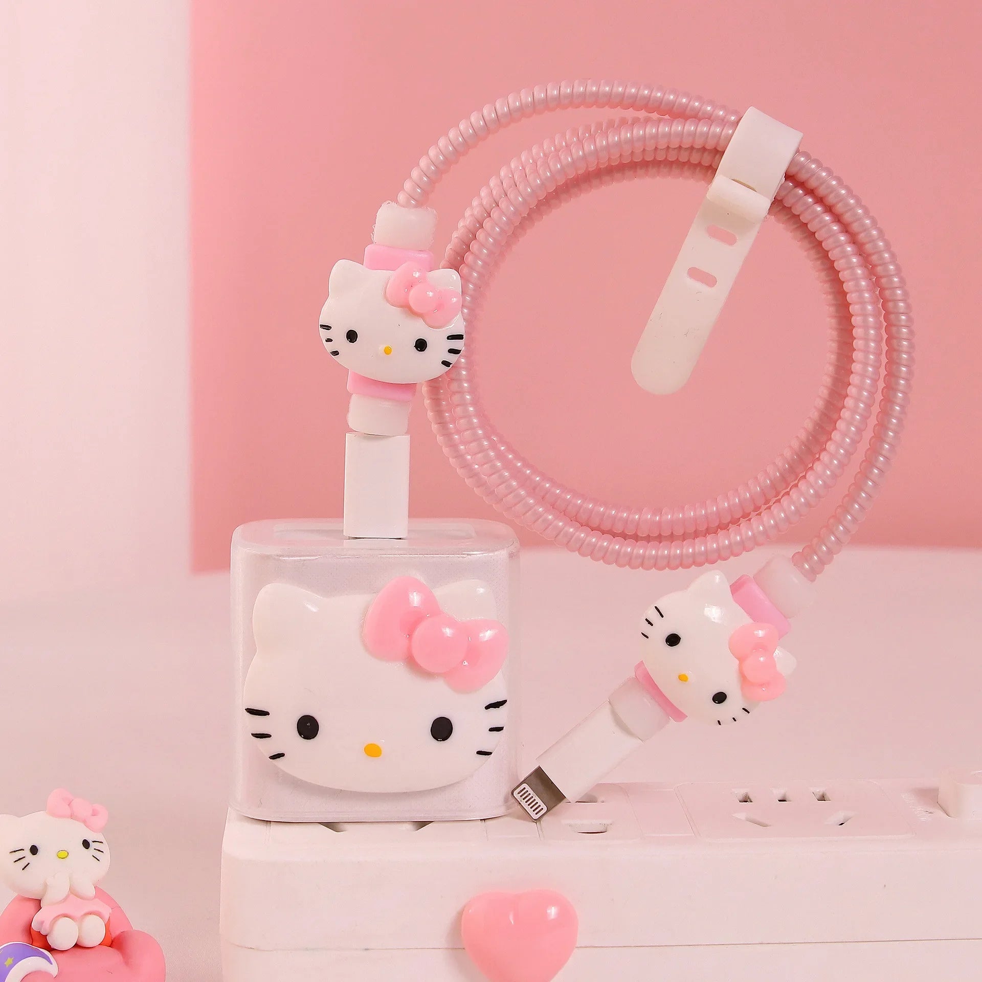 Sanrio Anime Anti-Breaking Apple Data Cable & Protective Case