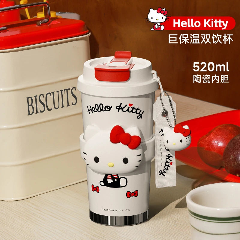 Hello Kitty & Kuromi Thermos Bottle - Image 8