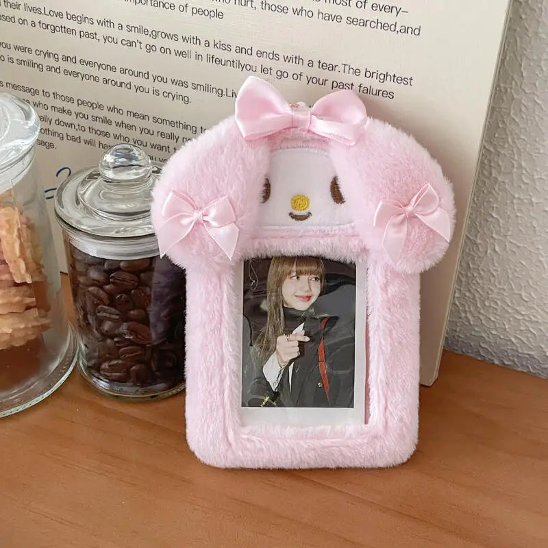 Sanrio Cinnamoroll & Melody Plush DIY Photo ID Card Sleeve - Image 3