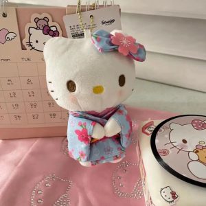 New Sanrio Kimono Hello Kitty Stuffed Doll Keychain