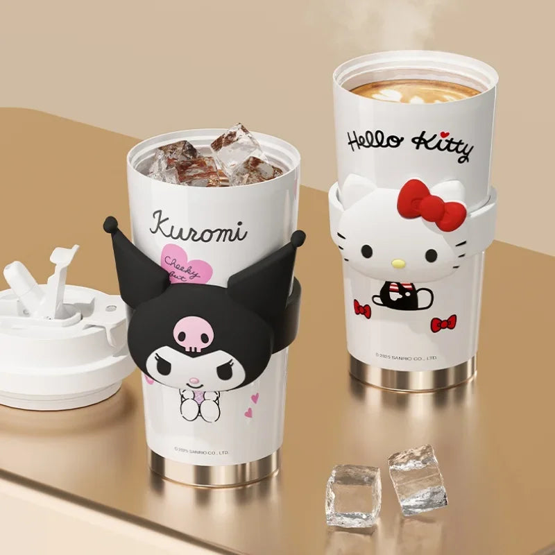 Hello Kitty & Kuromi Thermos Bottle - Image 2
