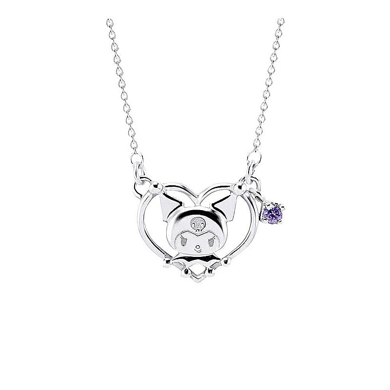 Sanrio Kuromi Silver Necklace - Image 6