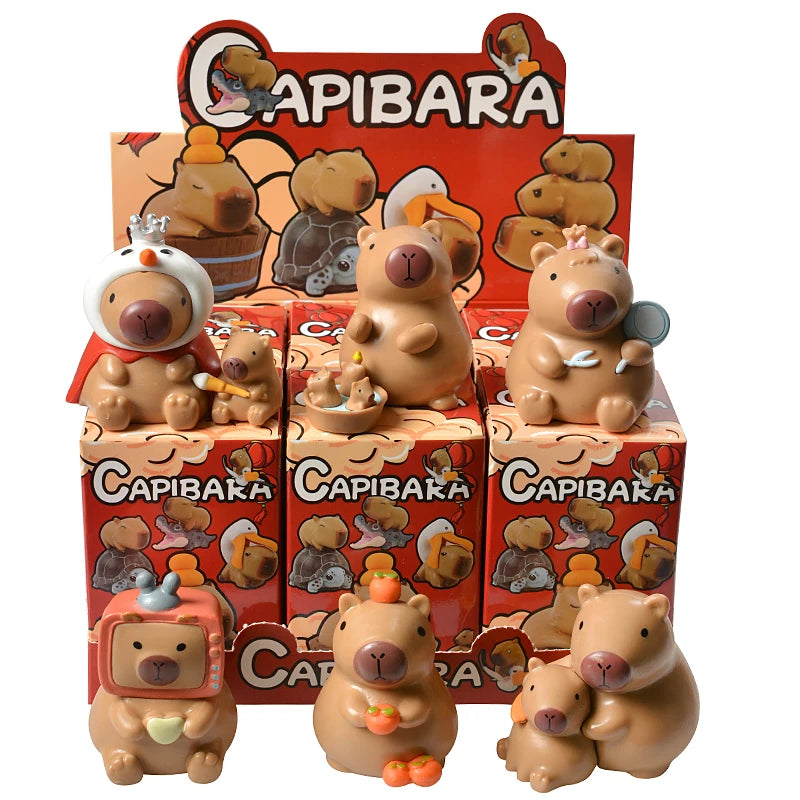 6Pcs Blind Box Capybara Animal Figure Set - Image 6