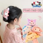 Plush Series Sanrio Kuromi & Cinnamoroll Hair Clip