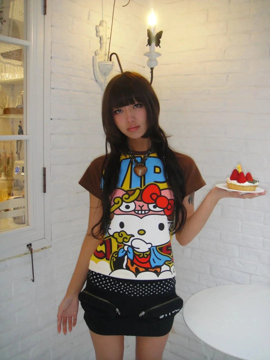 Sanrio Hello Kitty Y2K Fashion Short Tops - Image 6