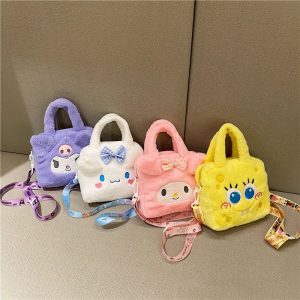 Kawaii Sanrio Plush Crossbody Bag