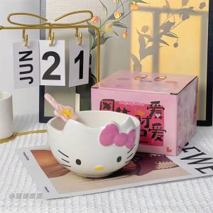 Kawaii Hello Kitty Ceramic Tableware Set