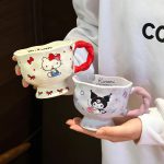 360ml New Sanrio High-Footed Ceramic Mug