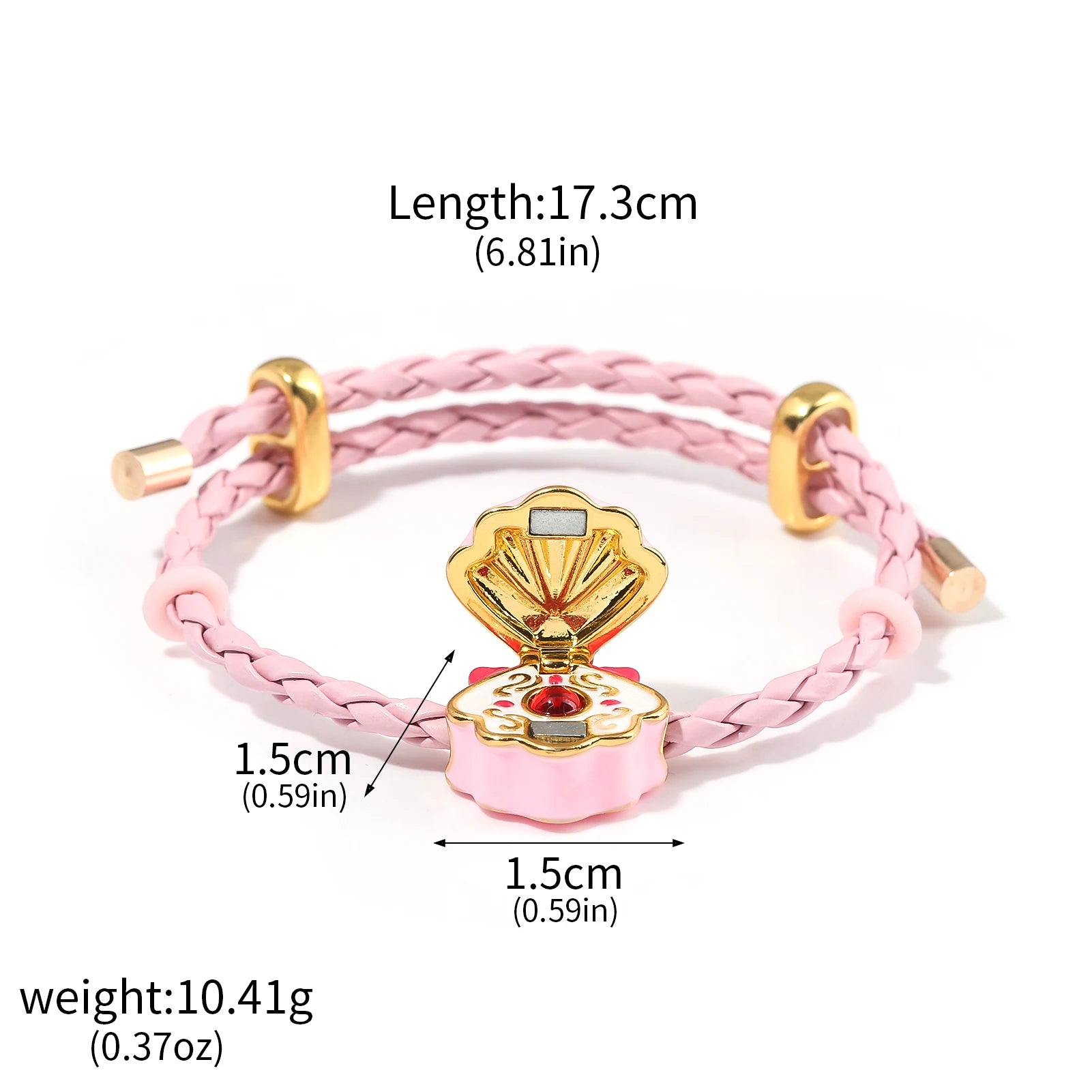 Mermaid Melody Flip Beaded Bracelet - Image 6