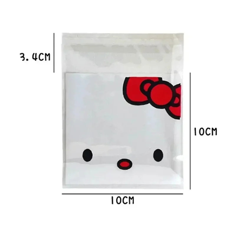 100Pcs Sanrio Hello Kitty Printed Ziplock Bags - Image 3