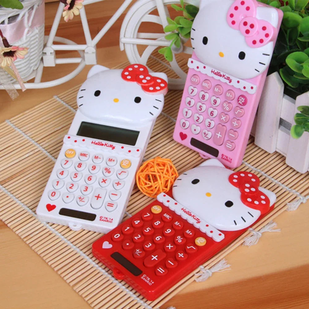 Kawaii Hello Kitty Sanrio Portable Pocket Calculator